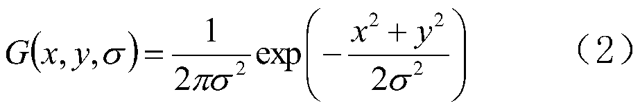 Feature extraction method for identifying and tracking moving target