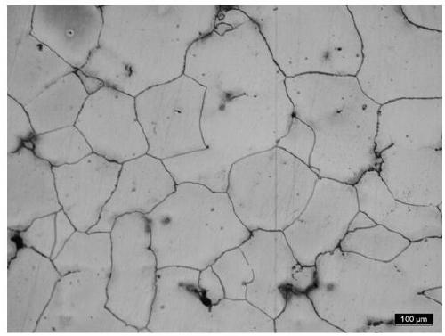 Nickel-based alloy as-cast grain corrosion method for ultra-supercritical turboset