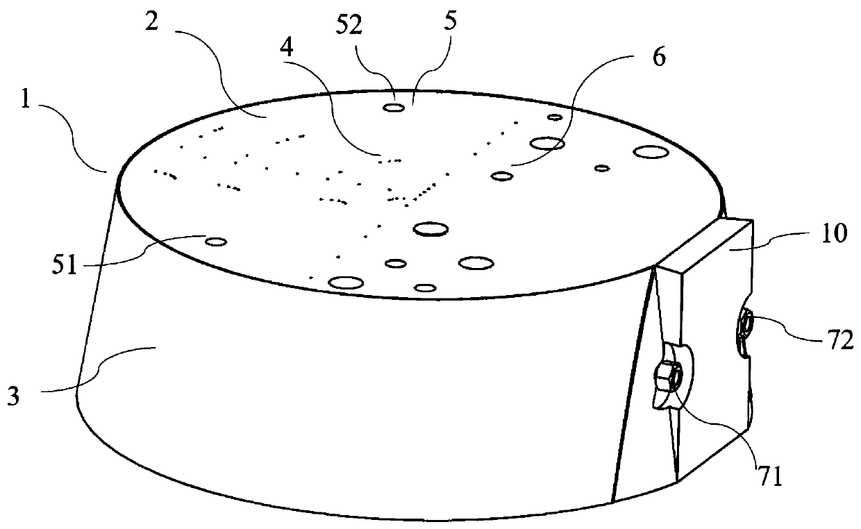 Tissue mimicking body model for detecting imaging distinguishability of ultrasound echotomography scanning equipment