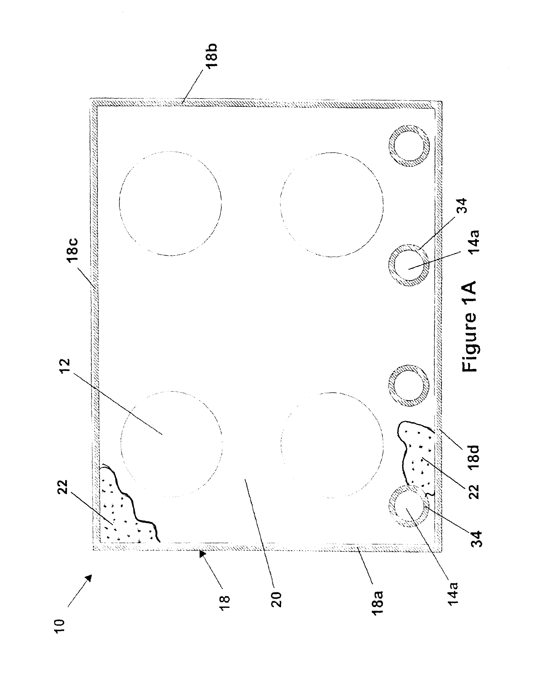 Cooking appliance surfaces having spill containment pattern