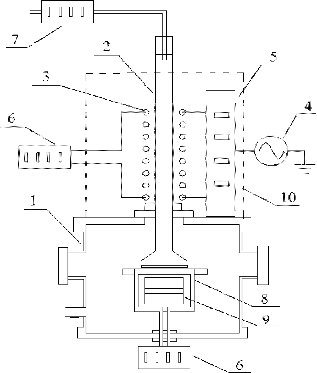 Plasma processing device used for super-smooth surface