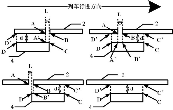 Image processing-based control system for medium and low-speed maglev trains passing through track joints