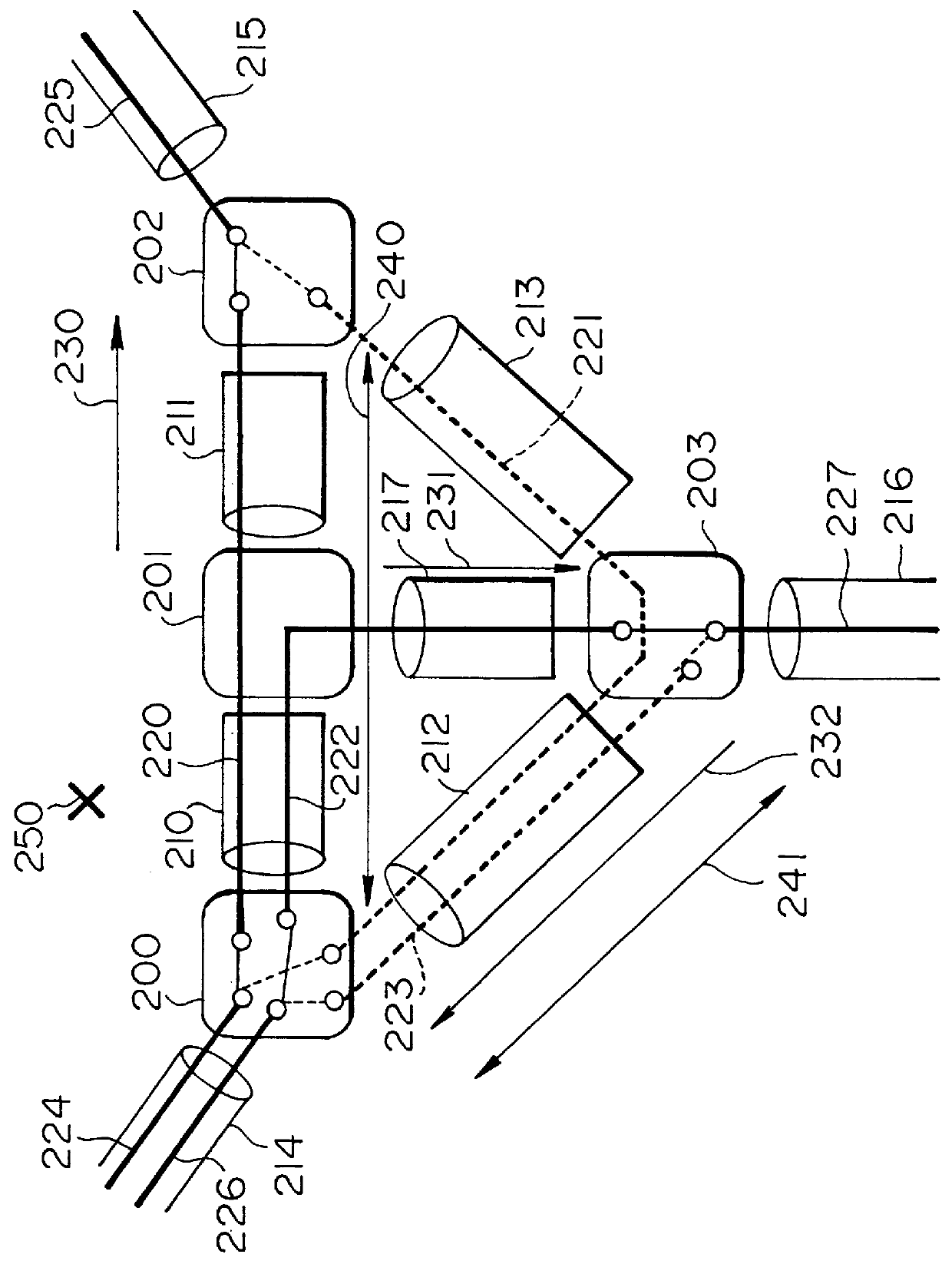 ATM virtual path switching node