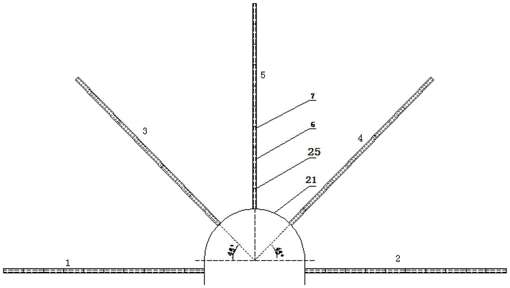 Deep detection system and detection method of deep lane surrounding rock partitions