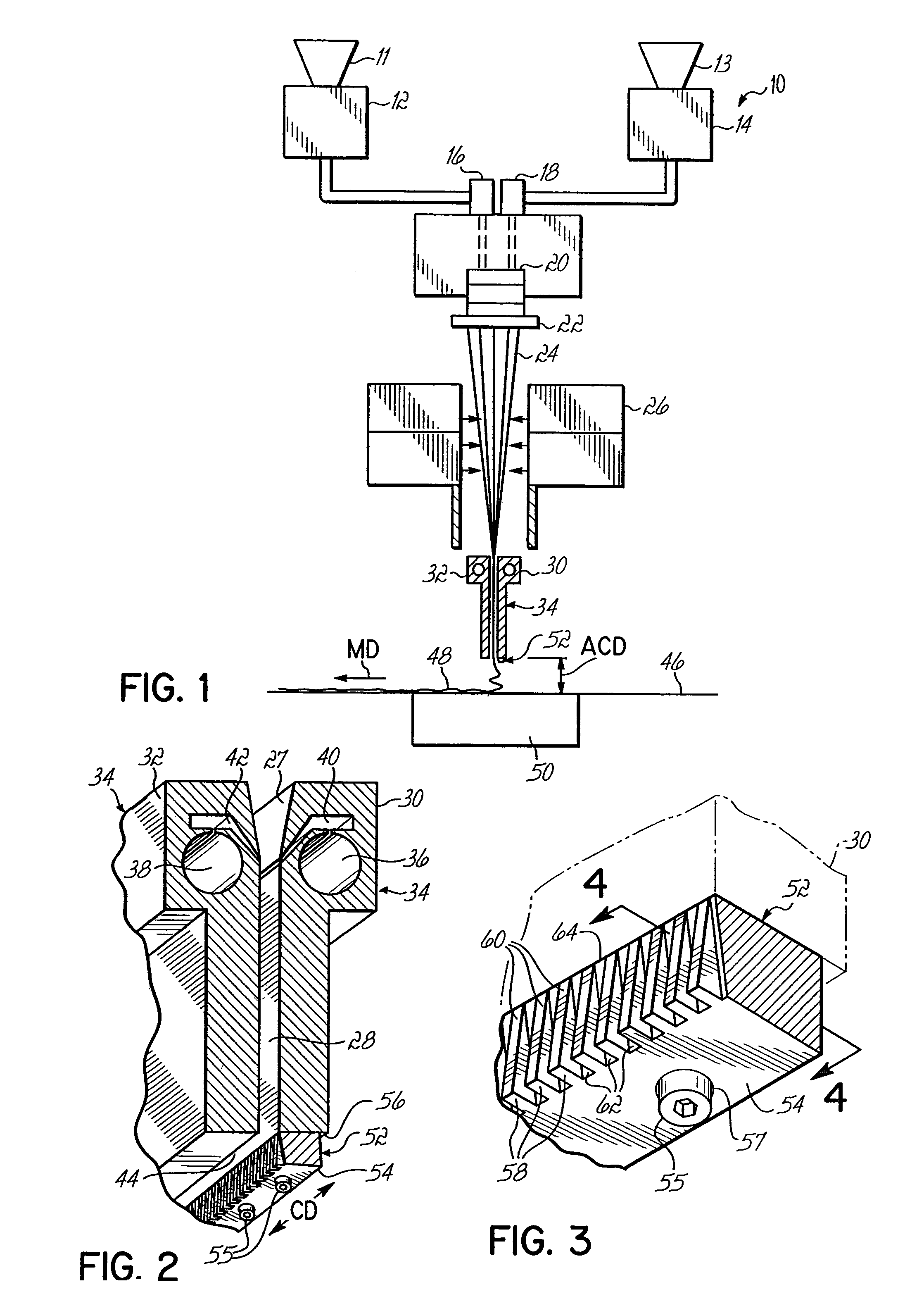 Stabilized filament drawing device for a meltspinning apparatus