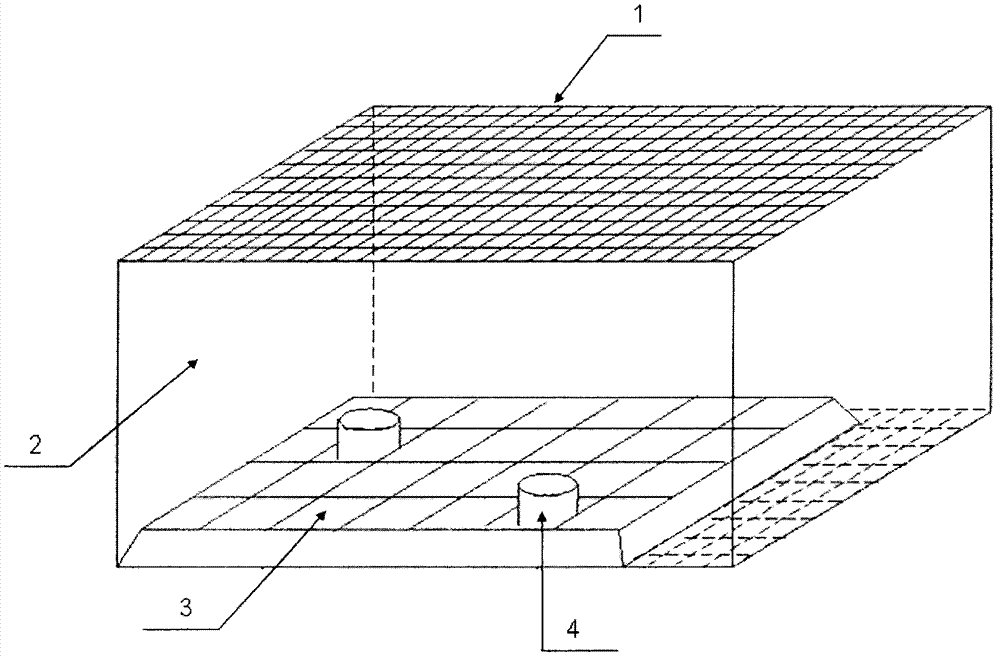 Simple feeding device capable of quantitatively monitoring food intake of adult bees