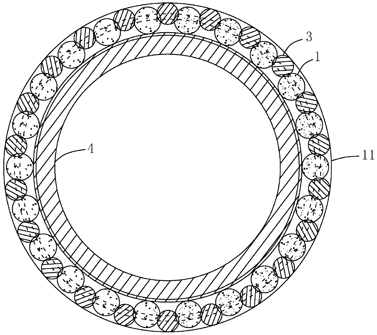 Top pipe work pit supporting method