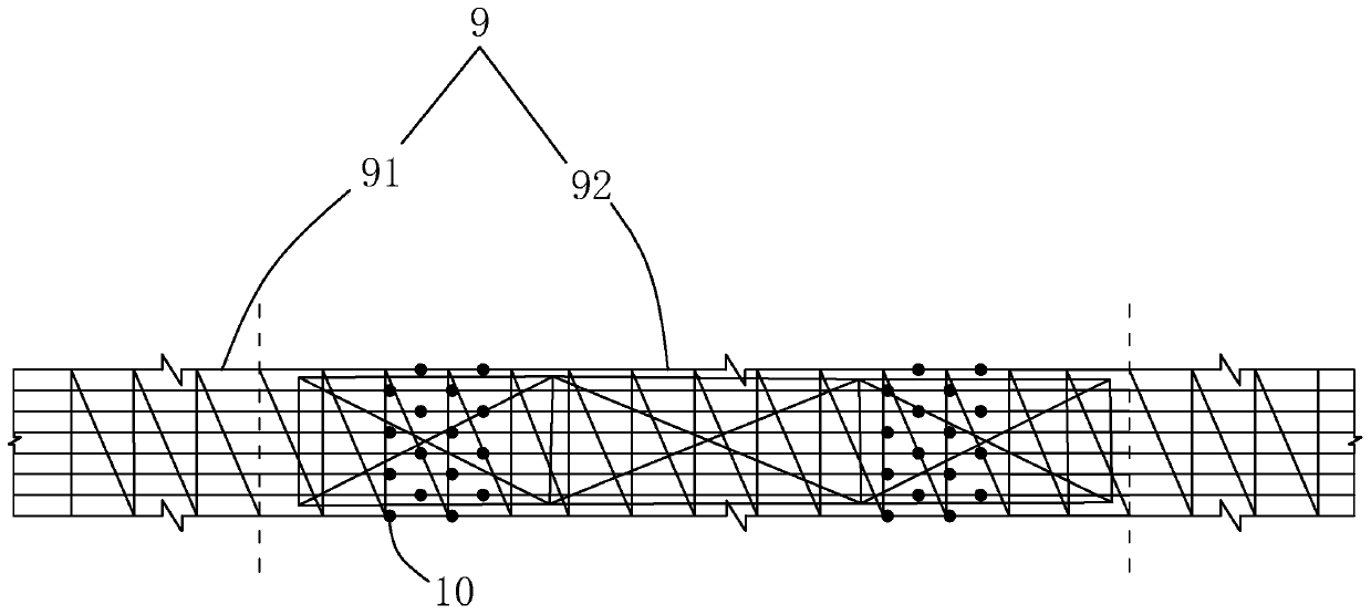 Top pipe work pit supporting method