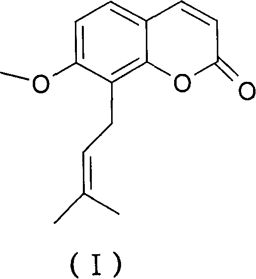 Application of cnidium fruit element in the preparing process of medicine for preventing and treating Sexual dysfunction