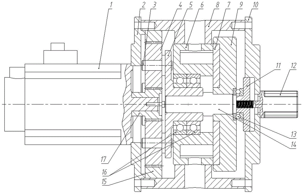 A single-side plate type three-position four-way rotary valve with adjustable flow