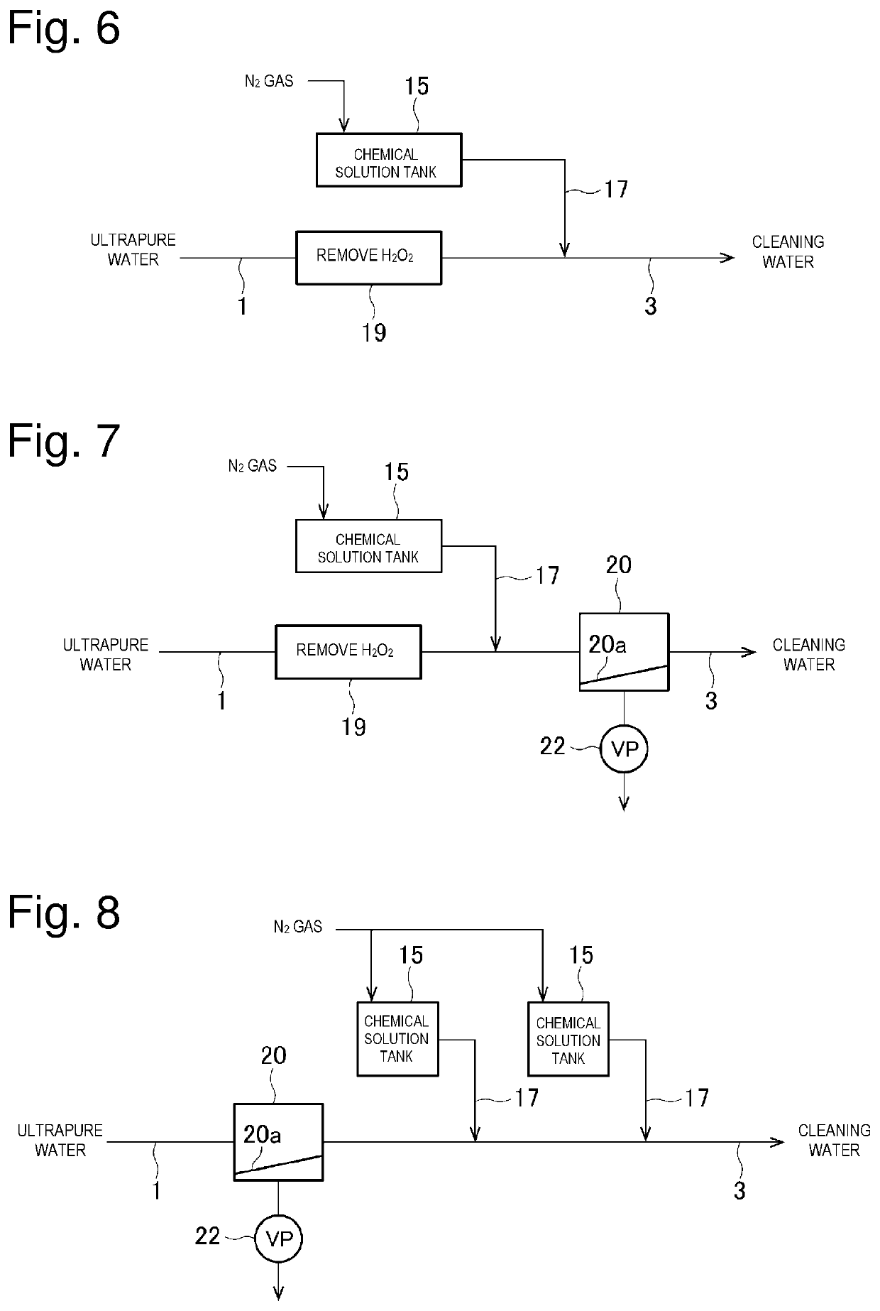 Cleaning water supply device