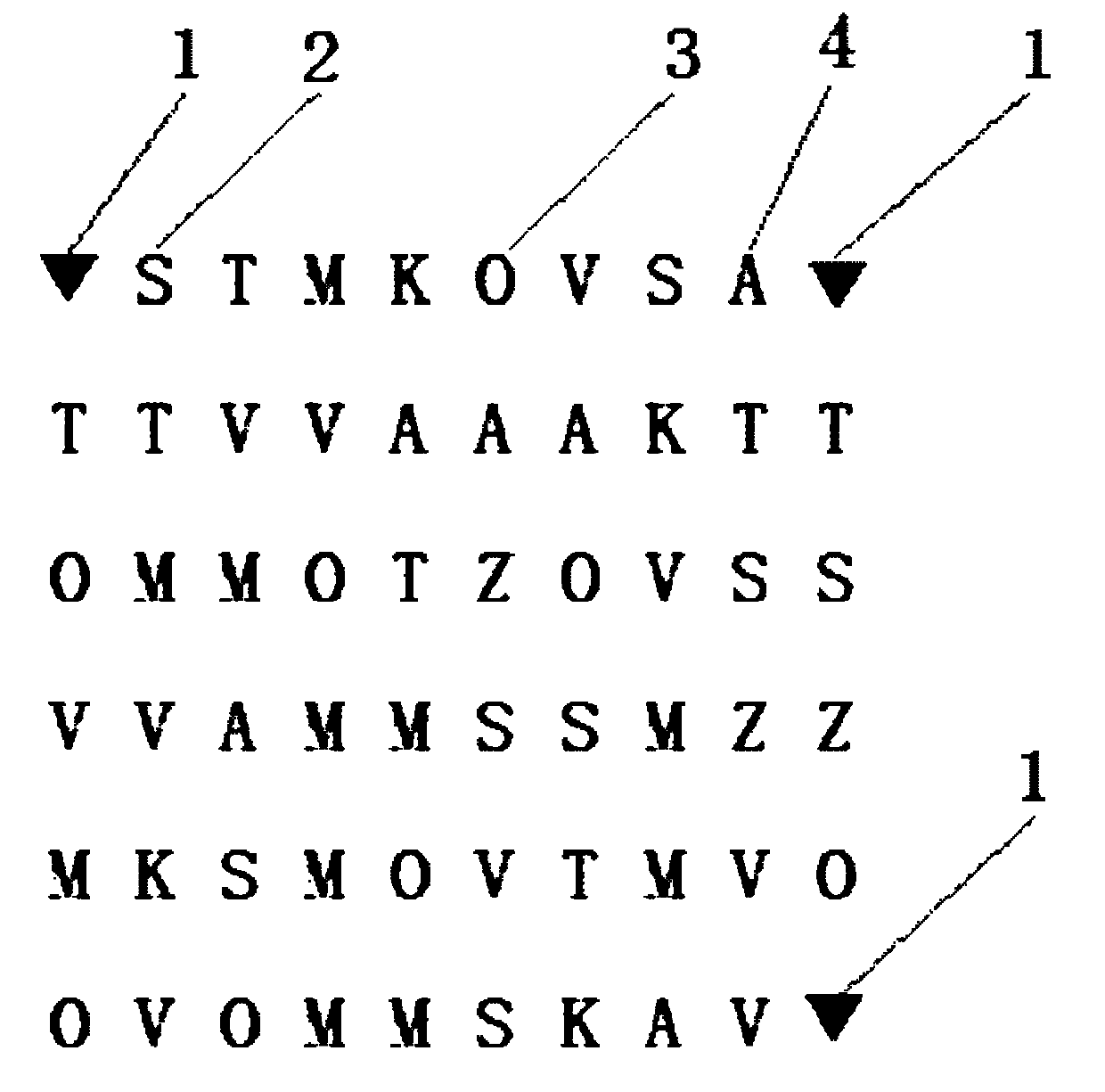 Character two-dimension code encoding and decoding method for short message