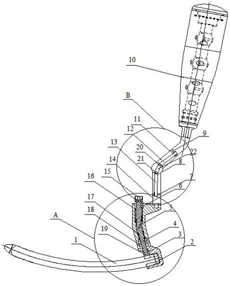 A minimally invasive surgical instrument using a peek connecting rod