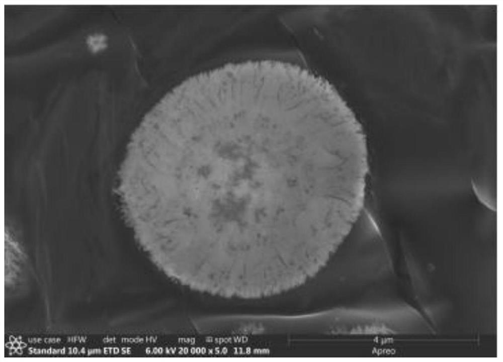 A kind of high-nickel ternary precursor co-doped with metal vanadate compound and preparation method thereof