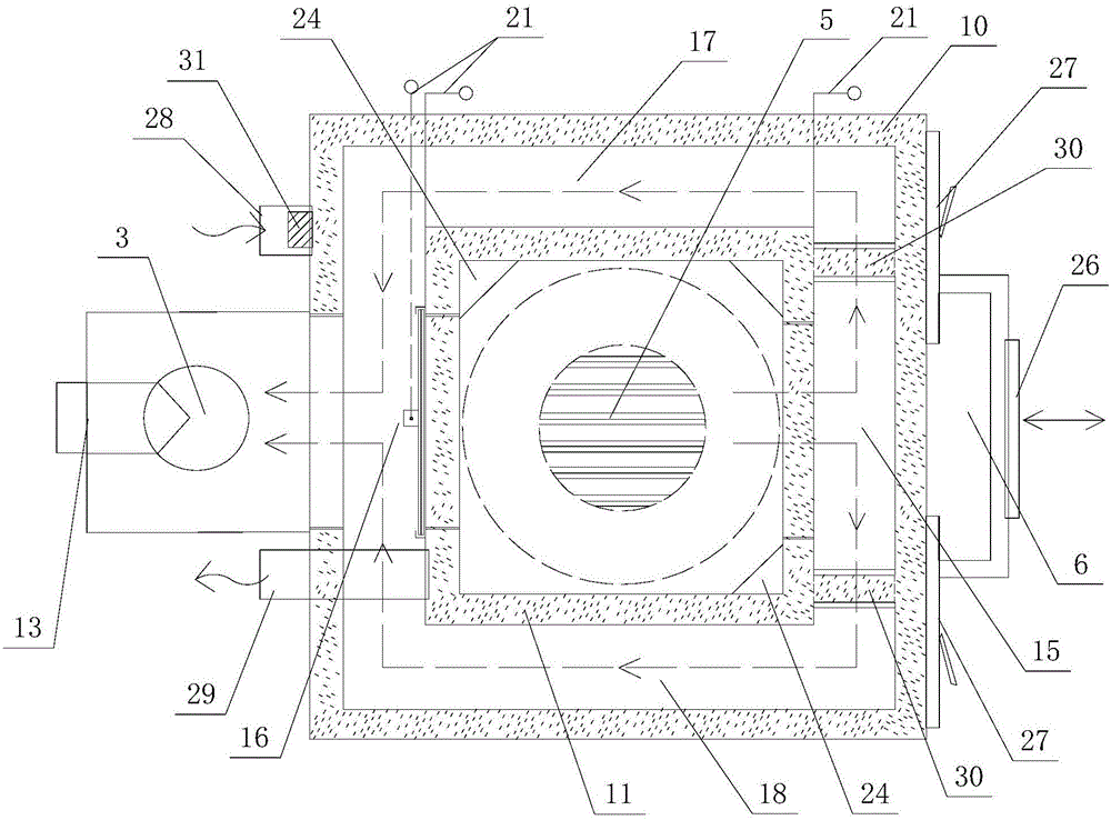 Multi-fuel energy-saving and emission reduction heating cooking stove