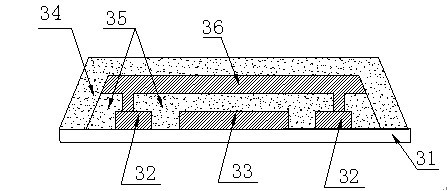 A kind of ito through hole capacitive touch screen and its manufacturing method