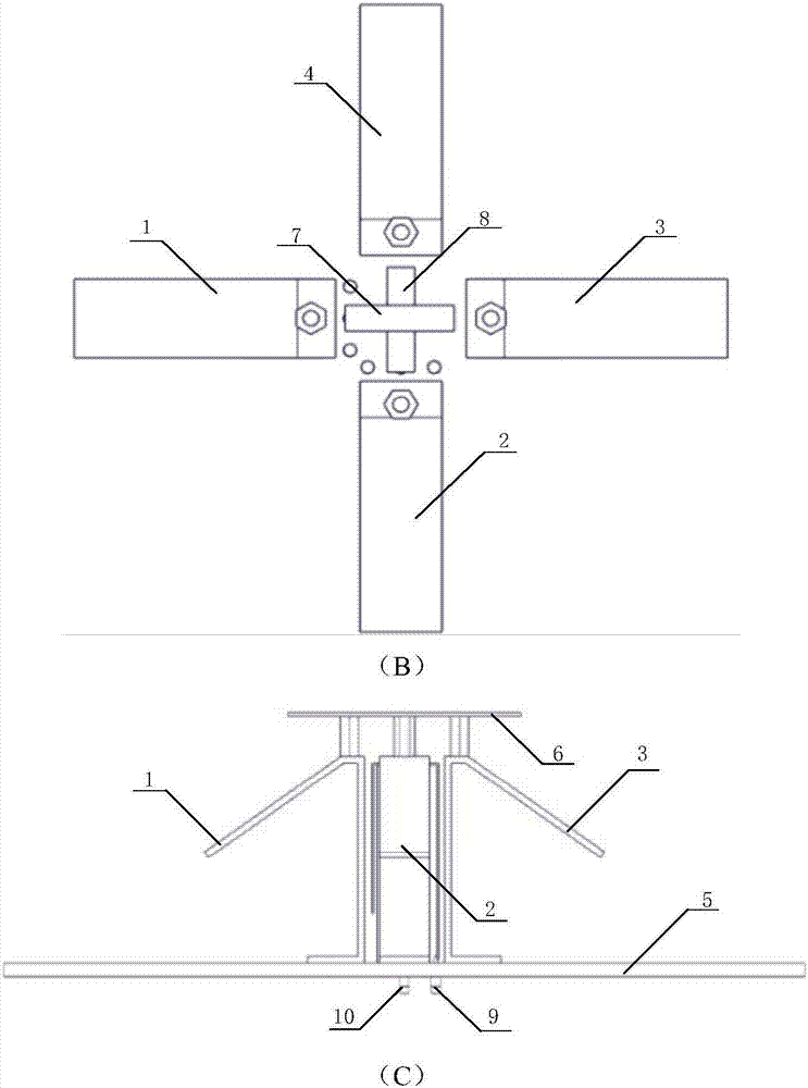 L-band broadband dual-polarized electromagnetic dipole antenna