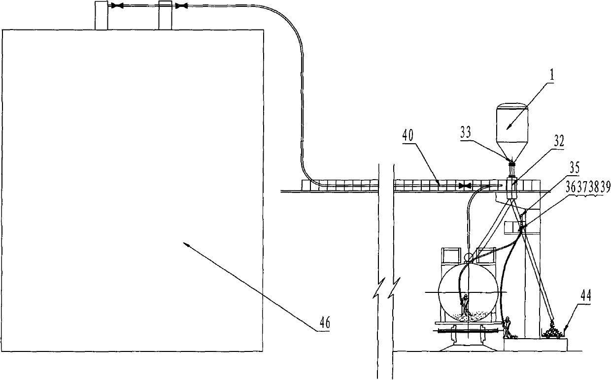 Method and apparatus for recovery of remaining alumina and dust collection in alumina discharge station