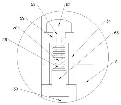 Cable one-way transportation locking structure for high mountain cable erection