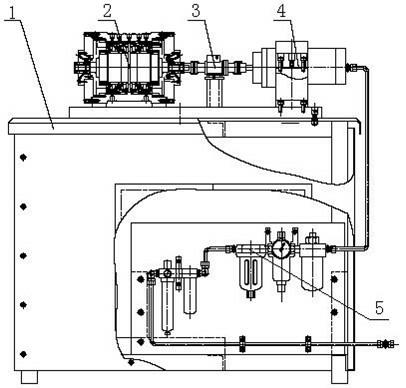 Contact high-speed mechanical seal testing device