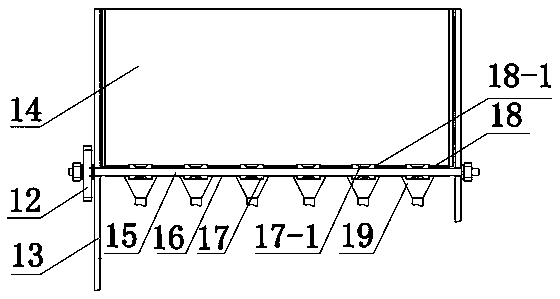 A honeysuckle fertilizer applicator