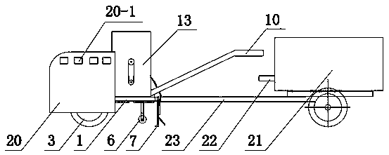 A honeysuckle fertilizer applicator