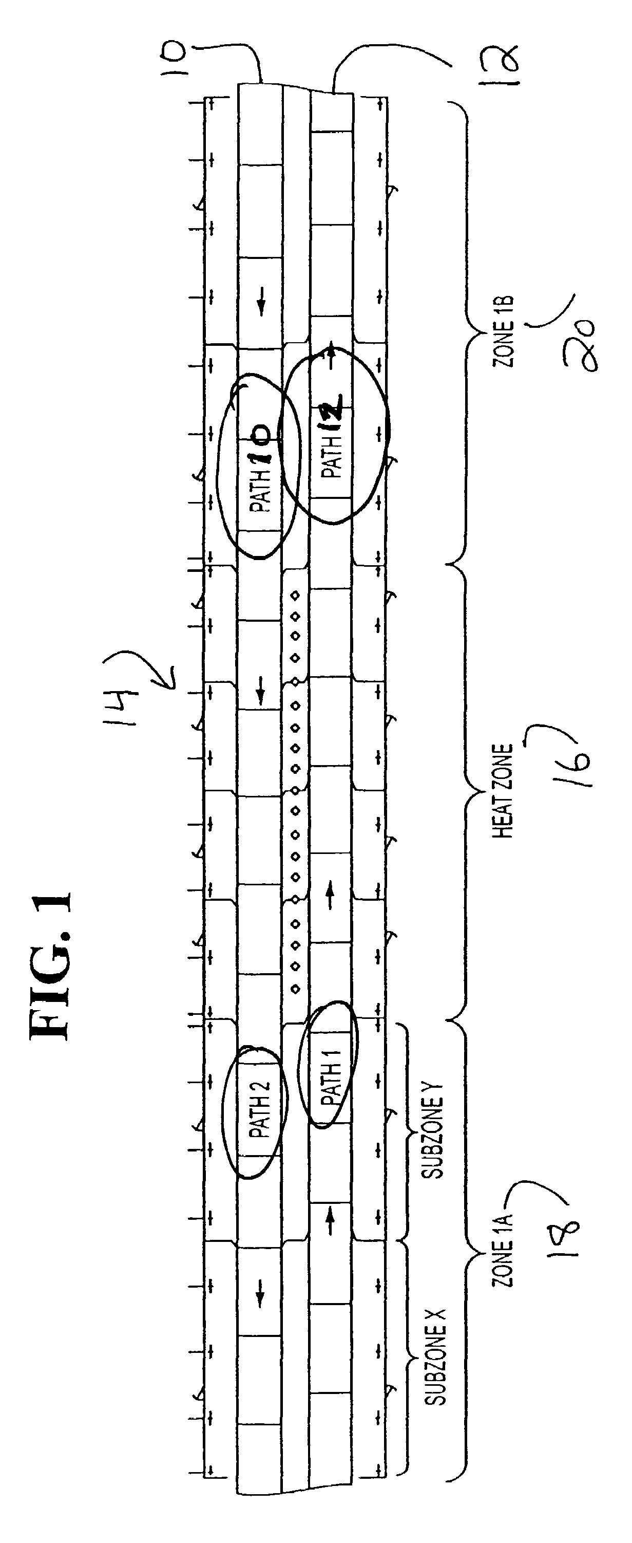 Dual path kiln