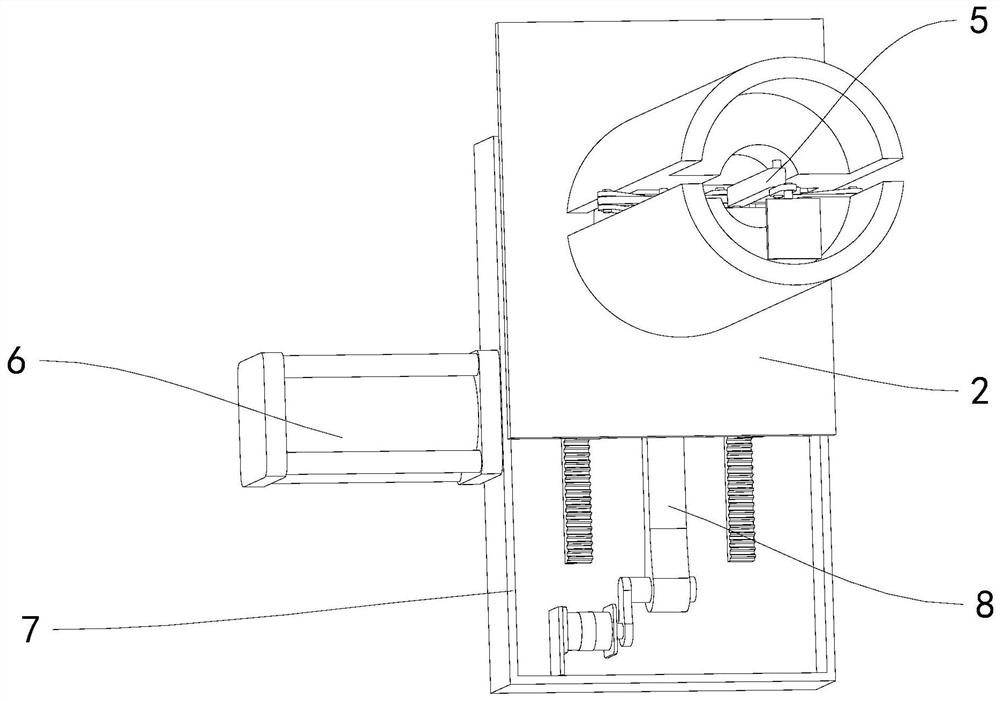 Laser cutting die based on multidirectional function