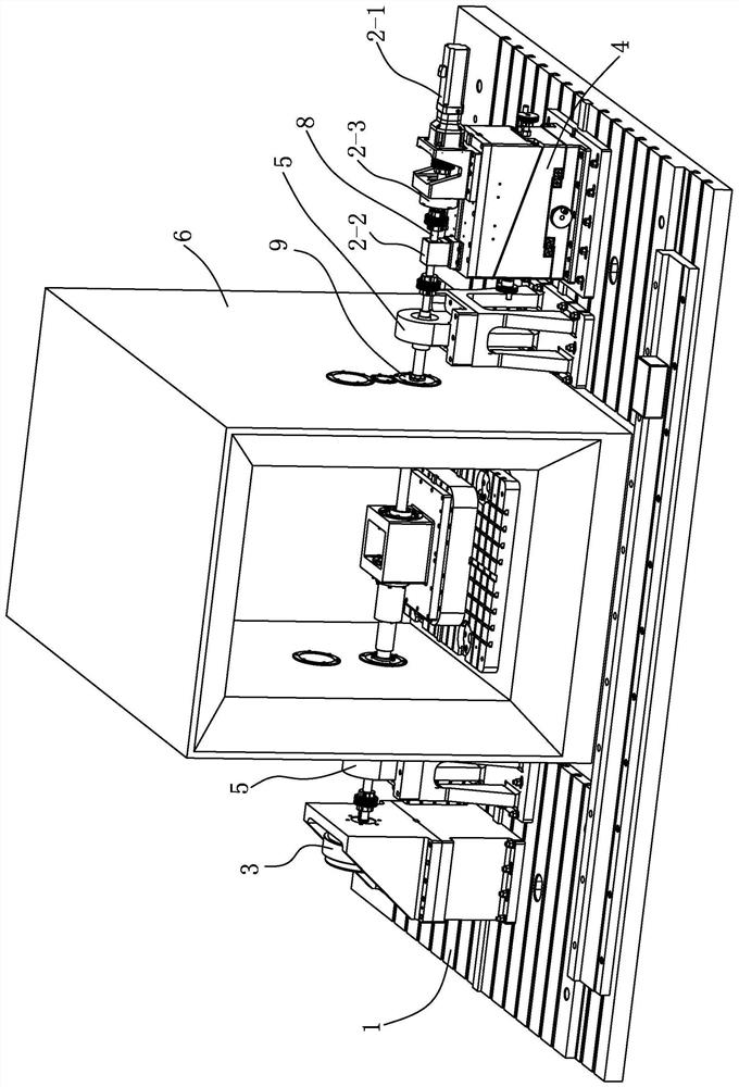 Moment rotary rigidity high-low temperature testing device