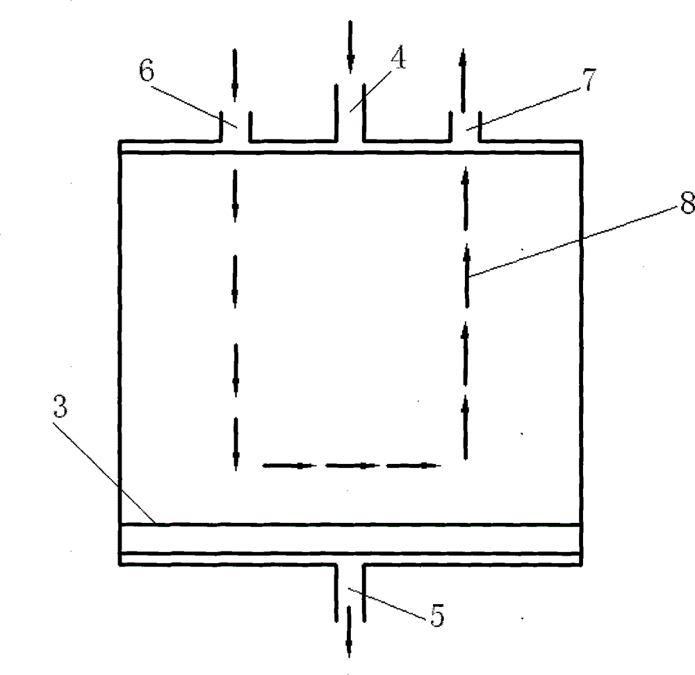 Condensation water recycling device for roof mounted automobile air conditioner