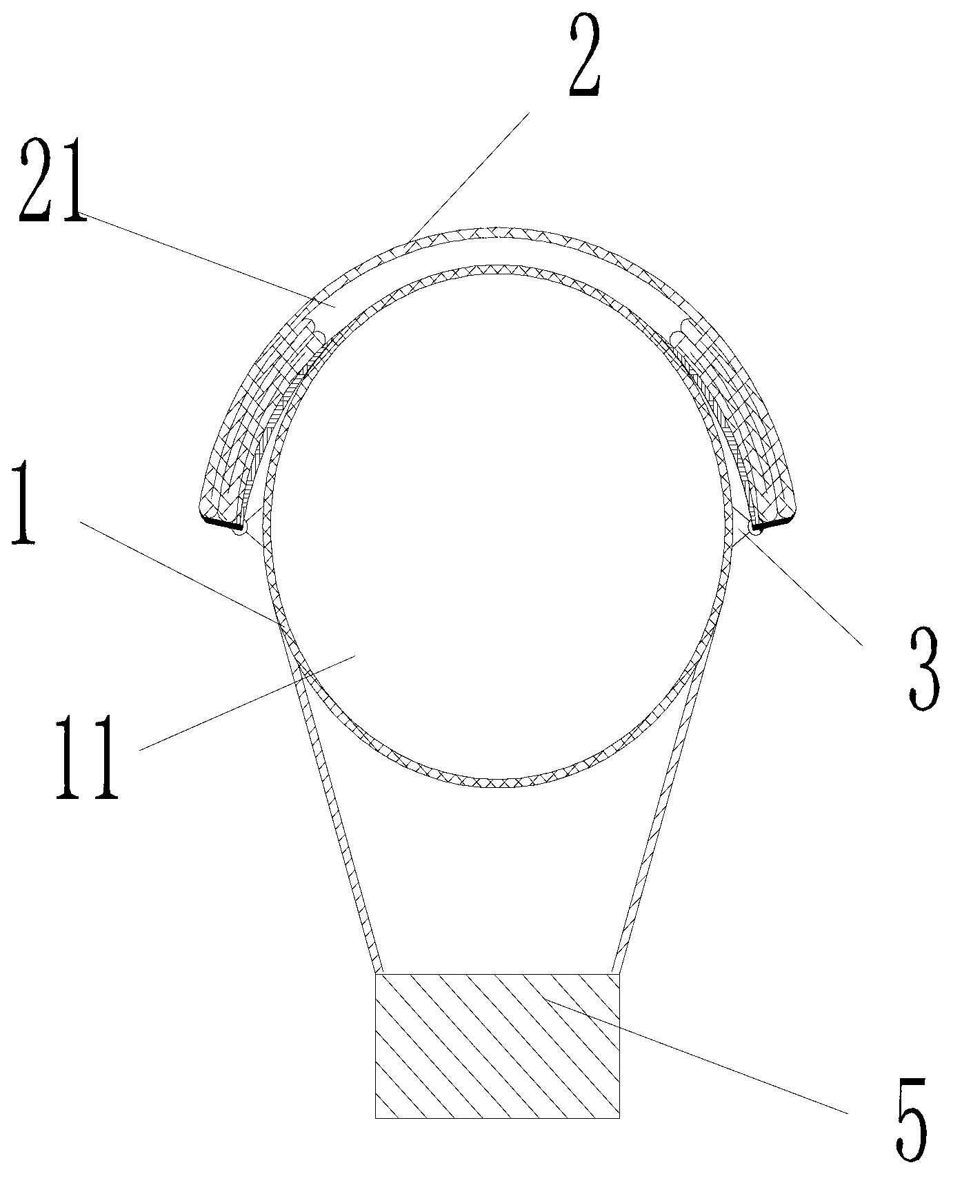 Soft and hard hybrid airship and control method thereof