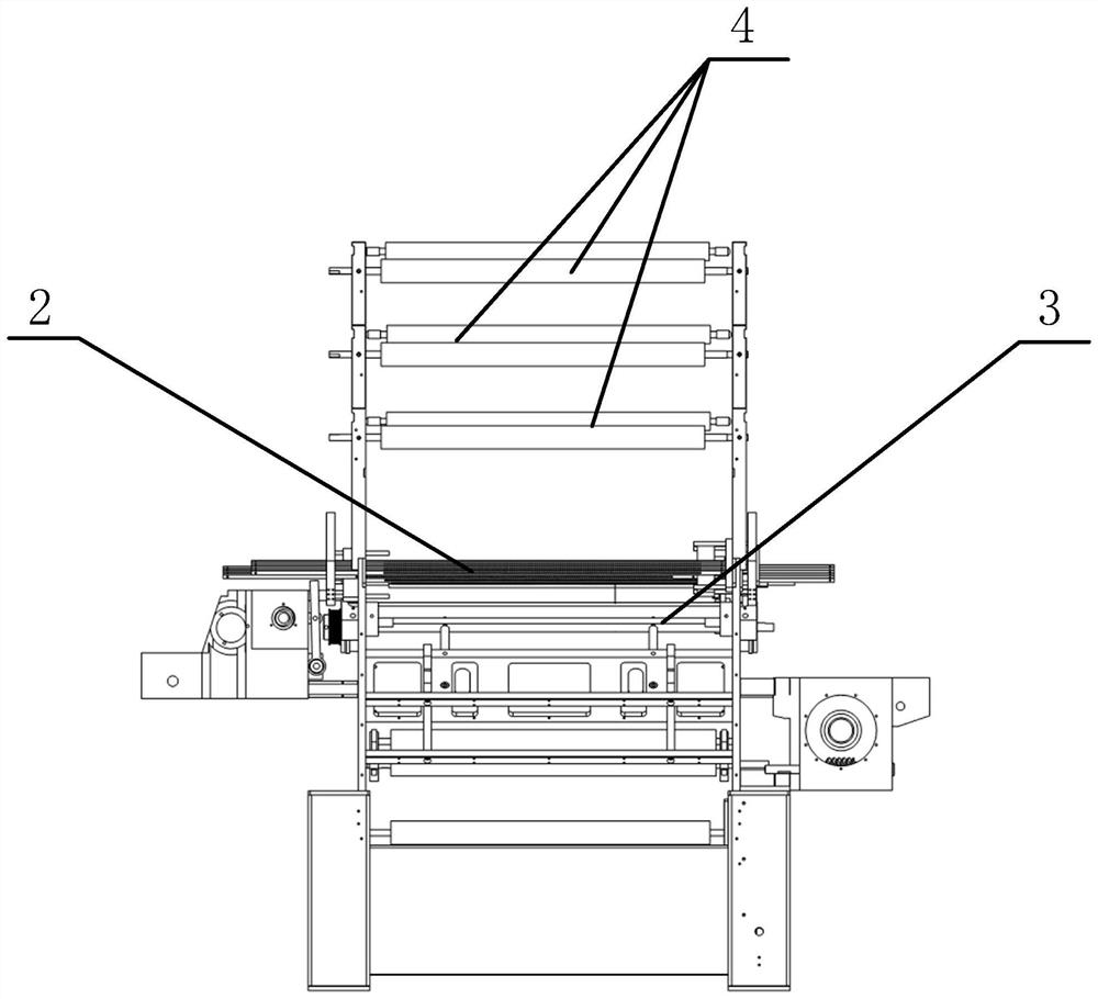 A high-efficiency knitting machine