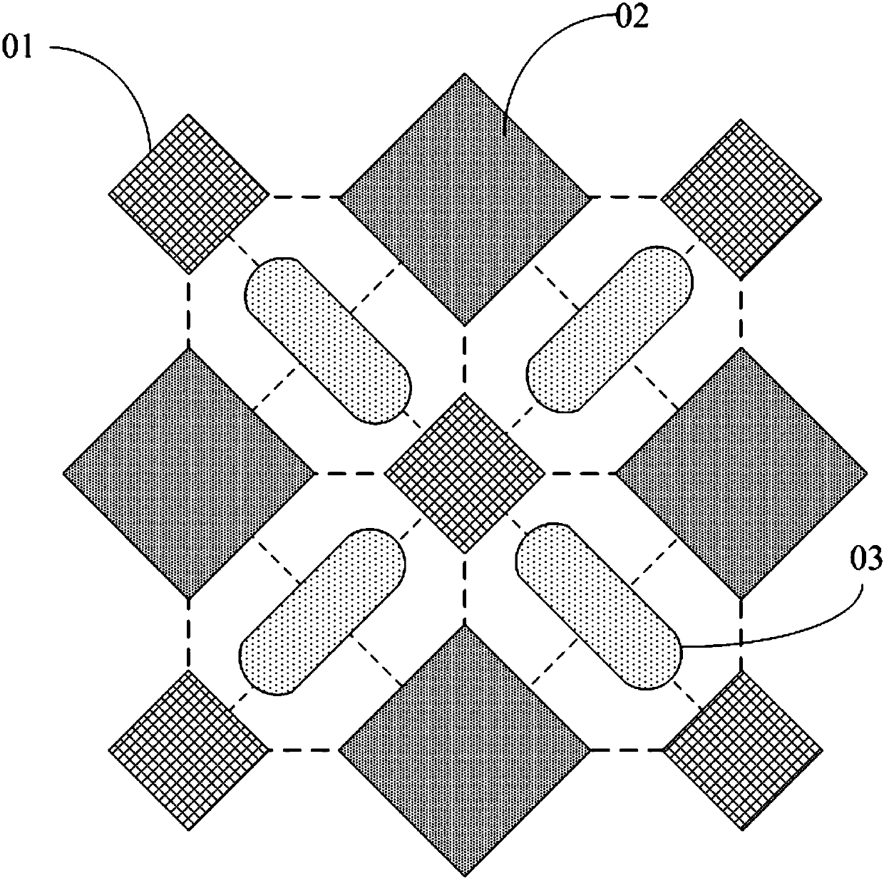 Pixel arrangement structure and related device