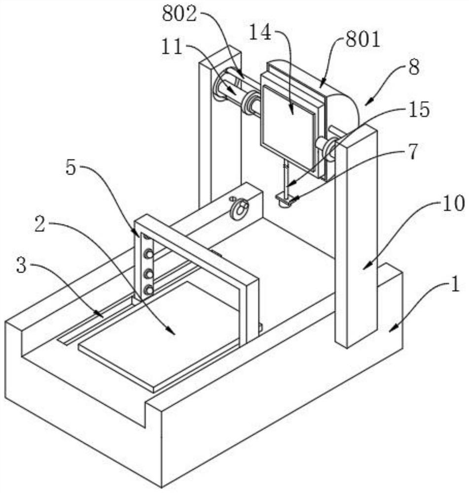 Computer science and technology teaching device with angle adjusting function