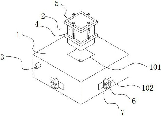 Convex-concave die device capable of preventing material clamping