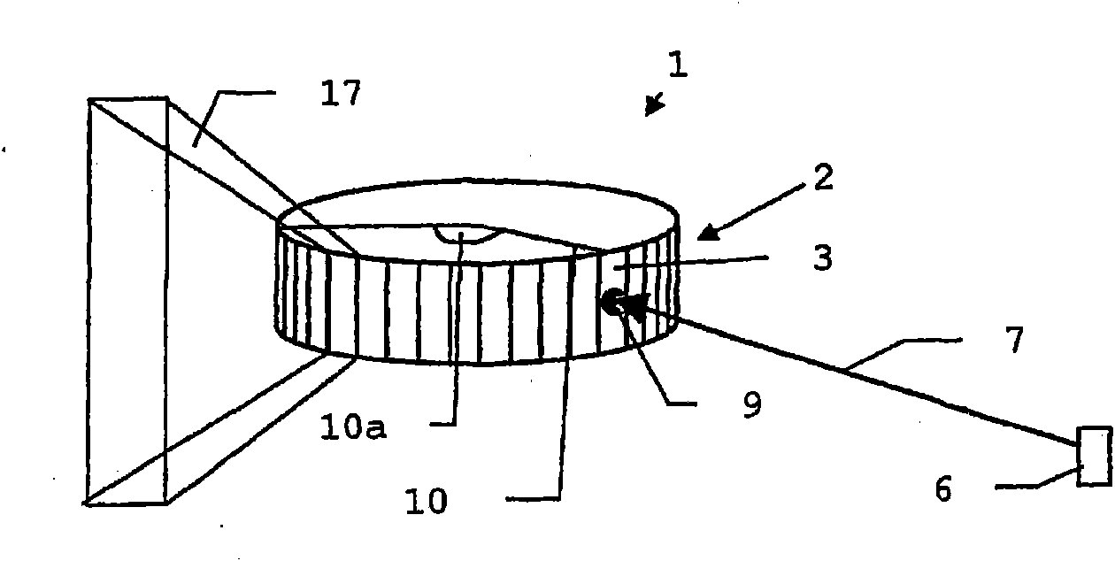 Method for determining position, laser beam detector and detector-reflector device for a system for determining position