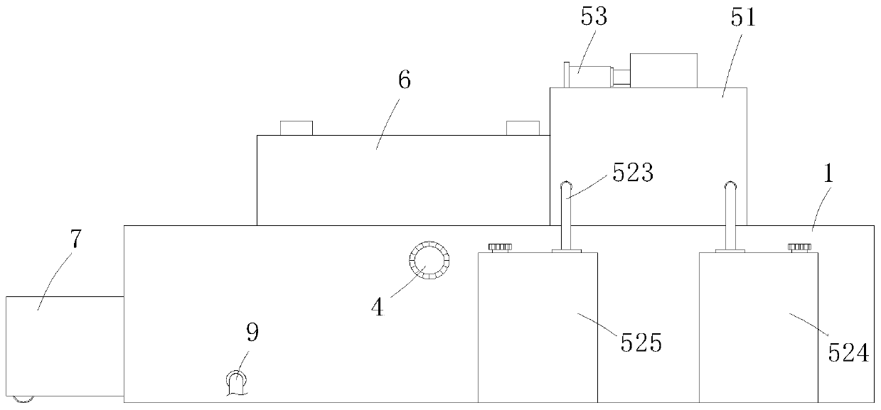 Energy-saving washing device for washing machine part processing