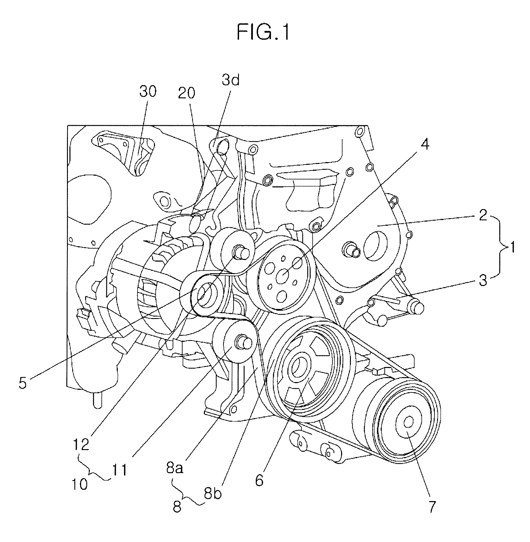 Belt driven electric starter system