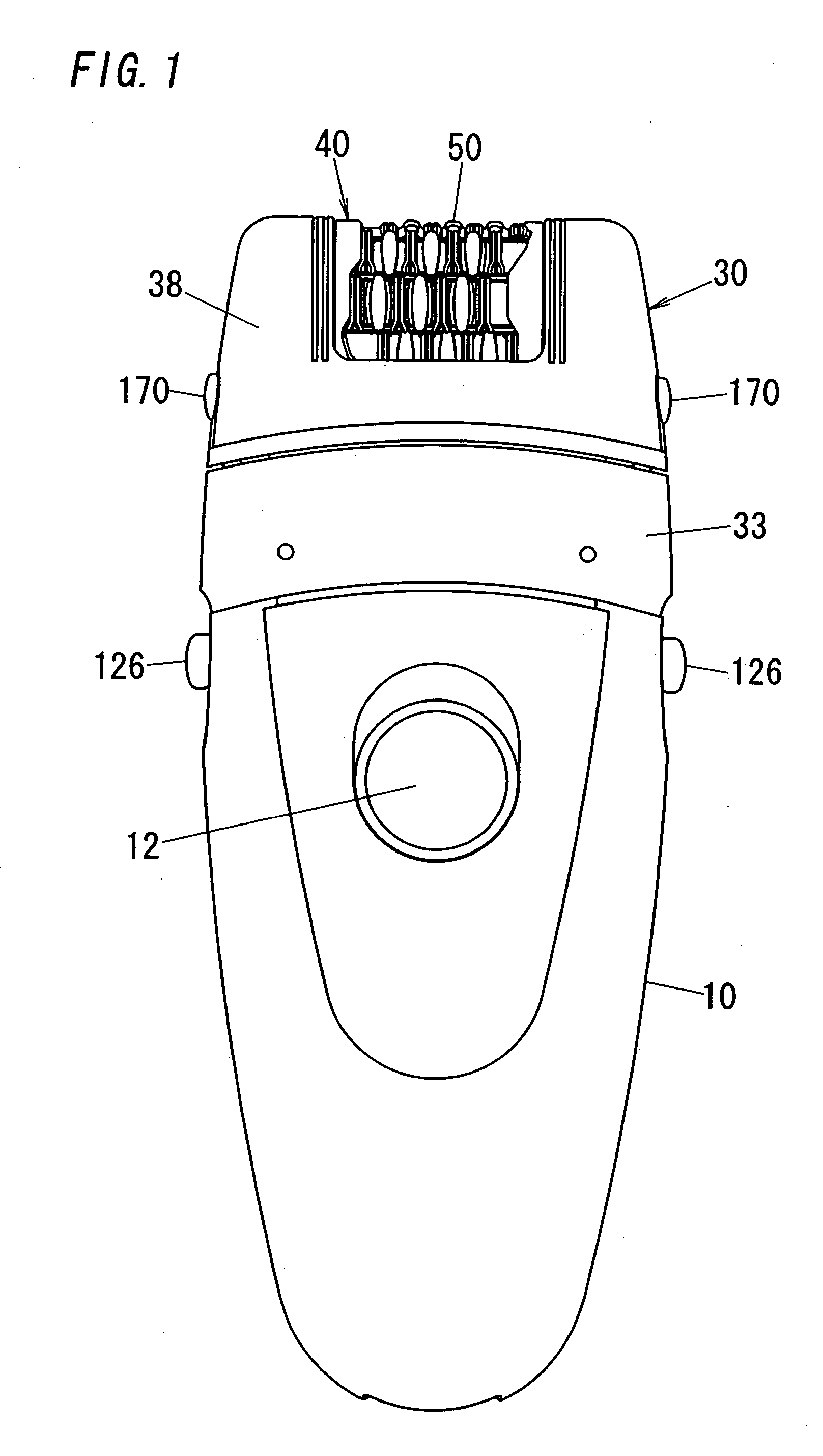 Hair removing device