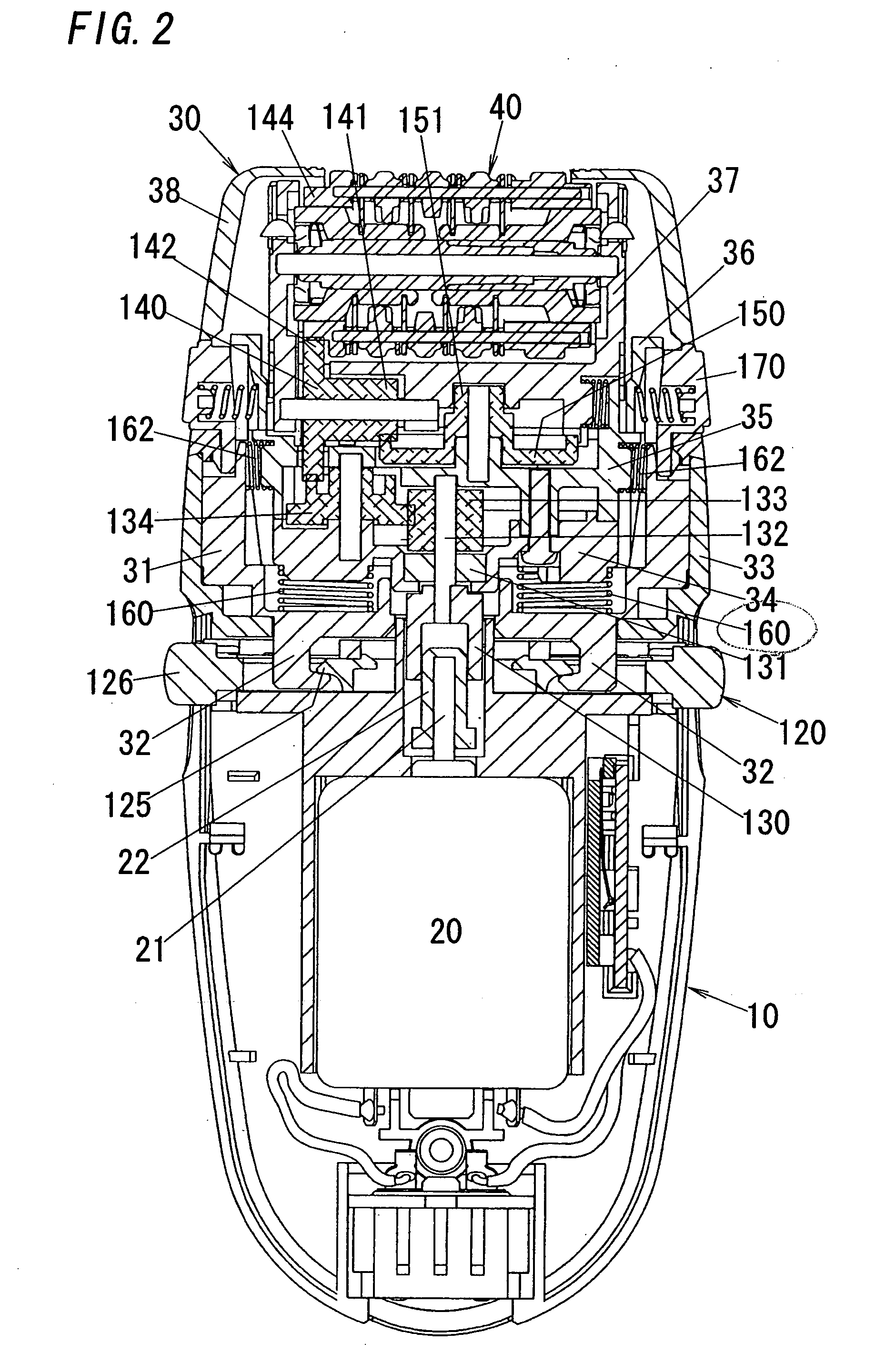 Hair removing device