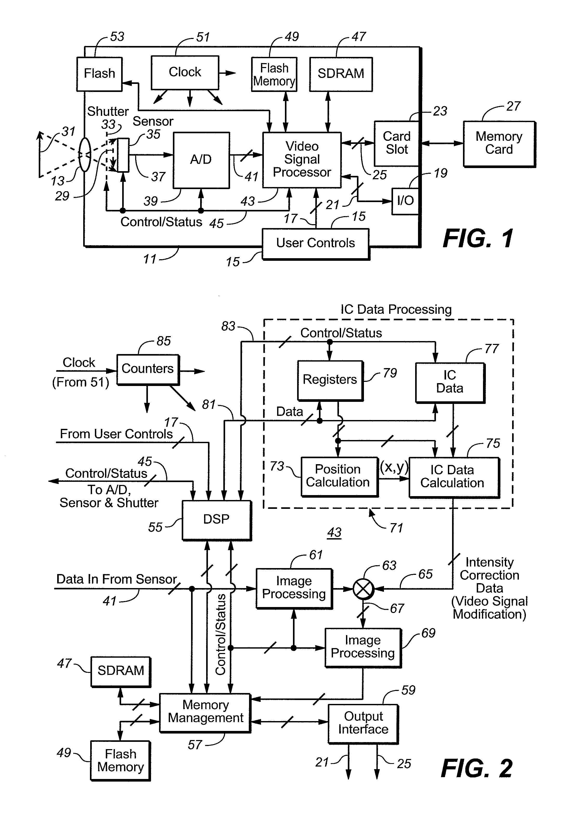 Compensating for Non-Uniform Illumination of Object Fields Captured by a Camera