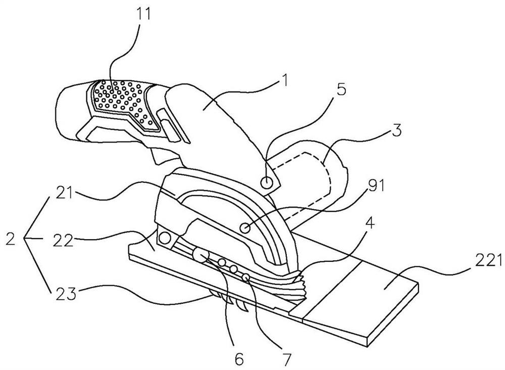 A stone cutting device and its working method