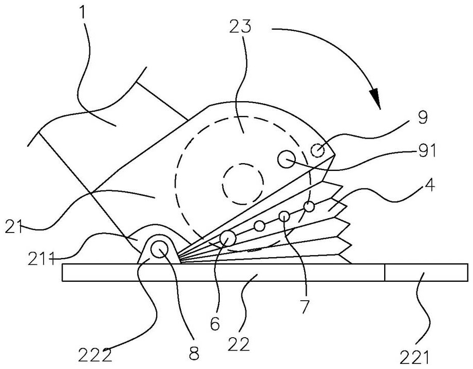 A stone cutting device and its working method