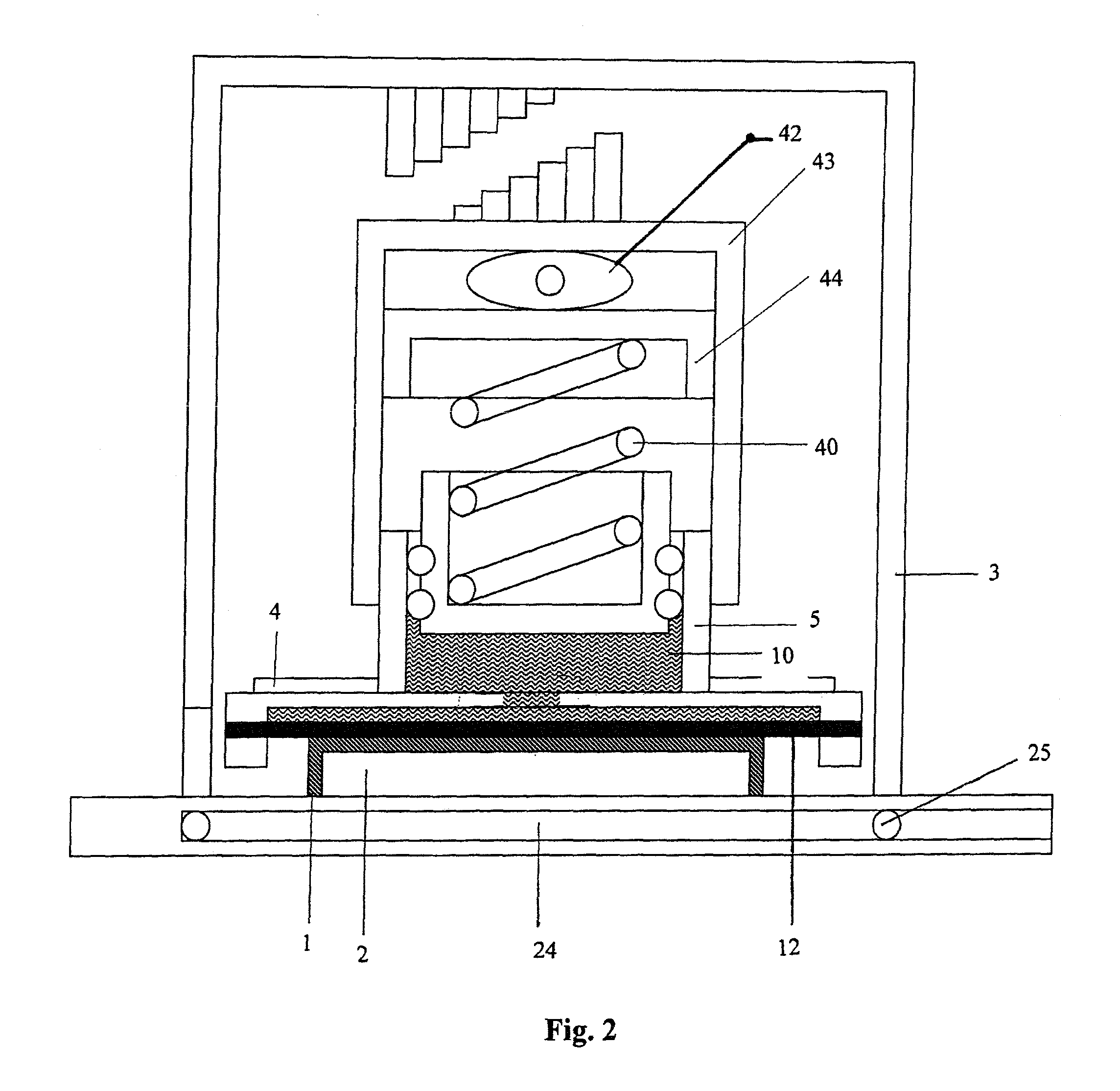 Cover for sample with homogenous pressure application