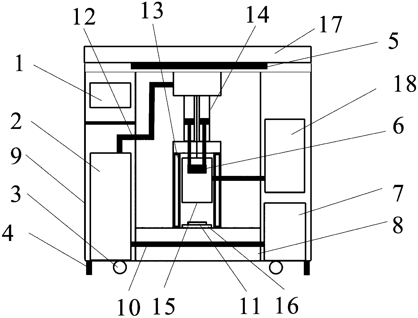 Rock mechanical characteristic analyzer for non-conventional oil-gas reservoir stratum