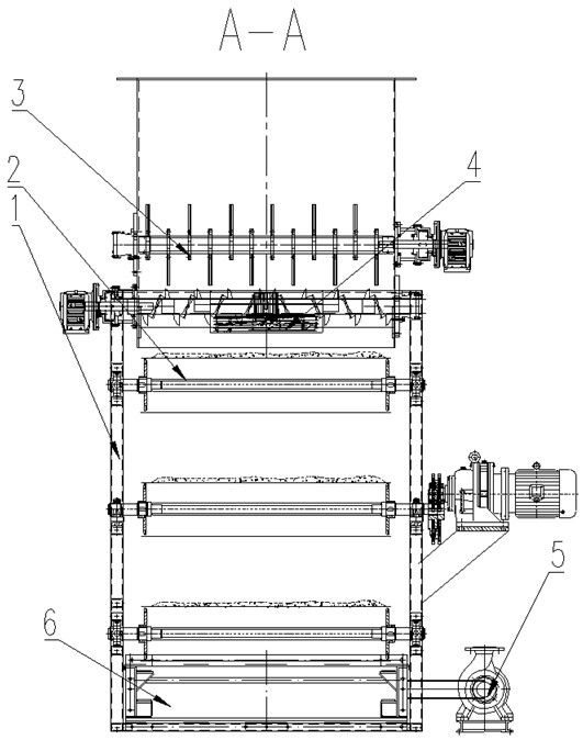 Belt type air-drying system device and air-drying method