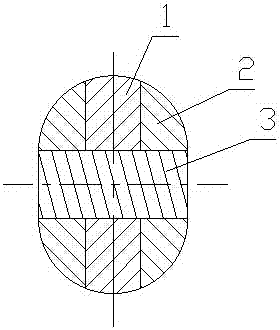 A gill-penetrating type dental forceps