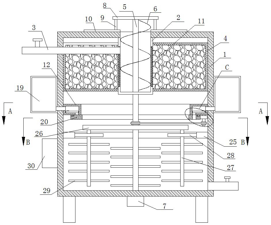 Chemical equipment wastewater treatment device based on electronic control