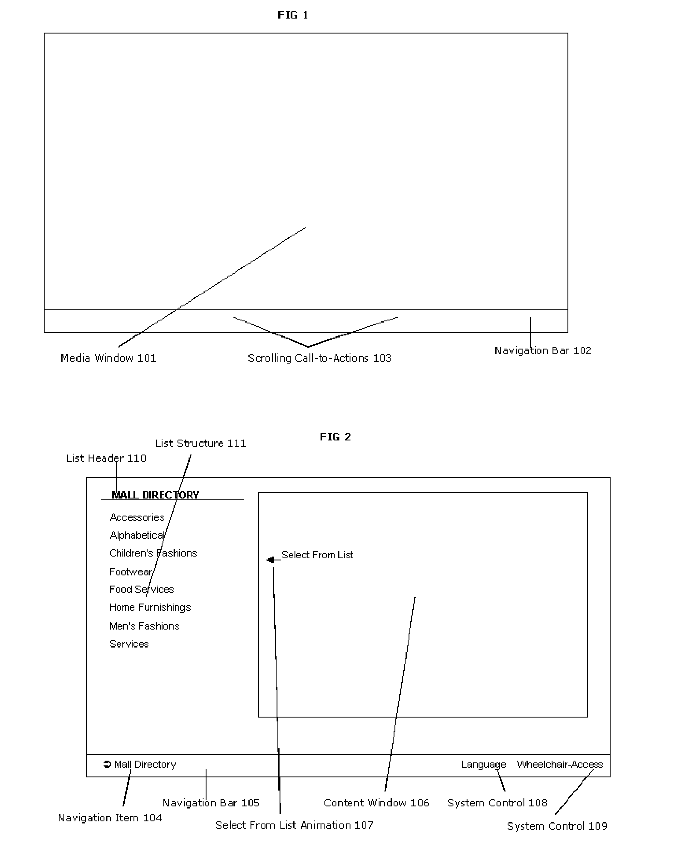 User Interface for Large-Format Interactive Display Systems