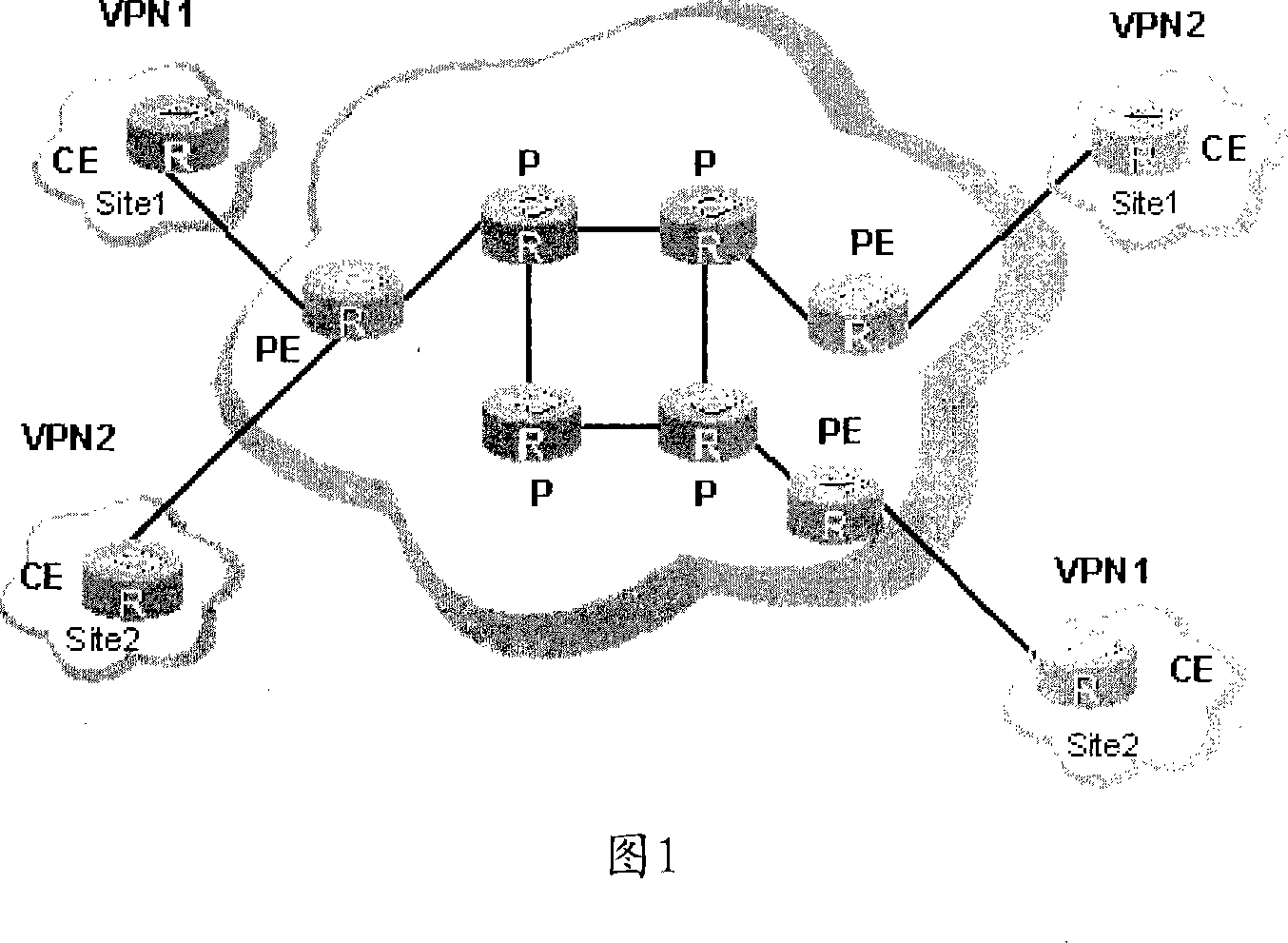 Method and apparatus for processing local crossover of VPN route